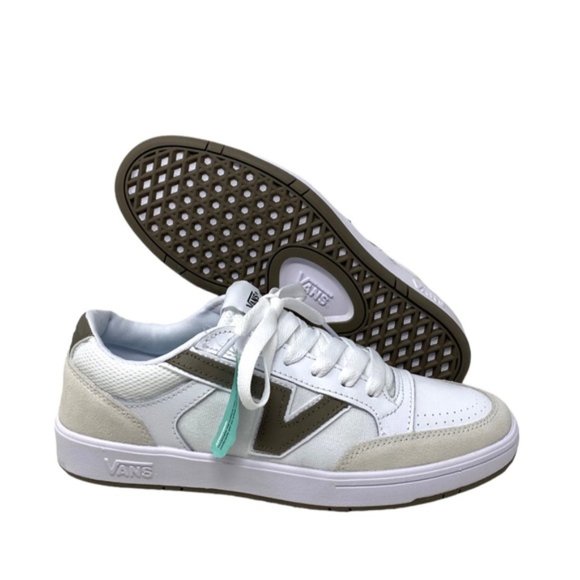 VANS Women Lowland ComfyCush Shoes Low Sneakers Suede Leather Beige VN0A7TNL1NU - Picture 5 of 9